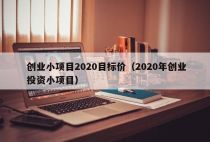创业小项目2020目标价（2020年创业投资小项目）