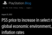 PS5游戏主机多地调价：国行贵了400元 日本涨幅超两成