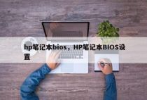 hp笔记本bios，HP笔记本BIOS设置